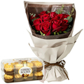 Valentine's Flower With Chocolate Delivery Tokyo