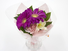Flower Delivery Japan Tokyo | Pink Lavender Gerbera Vase