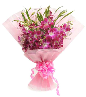 Best Flower Delivery Tokyo - Pink Orchids Bouquet