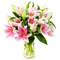 Tokyo Flower Shop - Pink Lilies in Vase