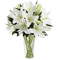 Flower Shop Tokyo – White Lilies in Vase Delivery