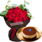 Florist in Tokyo Japan – Roses & Coffee Tiramisu Cake