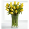 Tokyo Florist | 12 Yellow Tulips in Vase